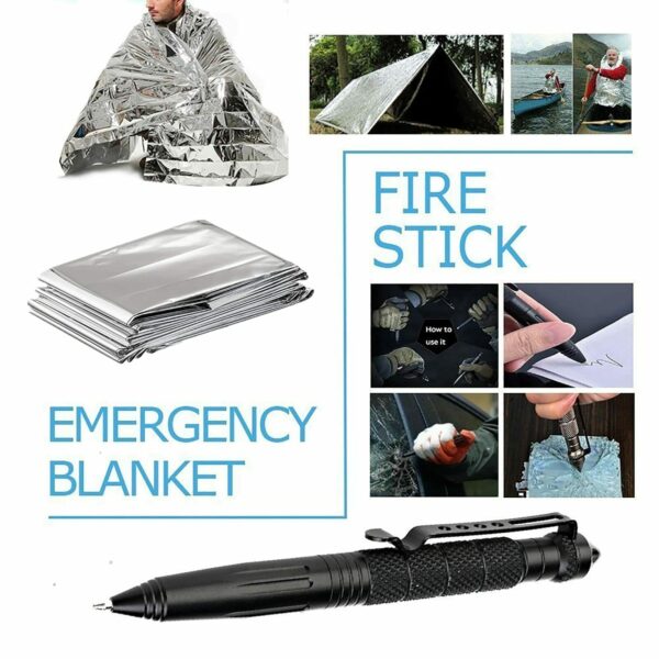 14-In-1 Outdoor Emergency Survival Kit - Image 8