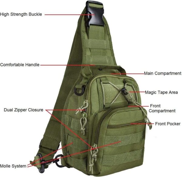 Molle Backpack Tactical Outdoor Bag - Image 8