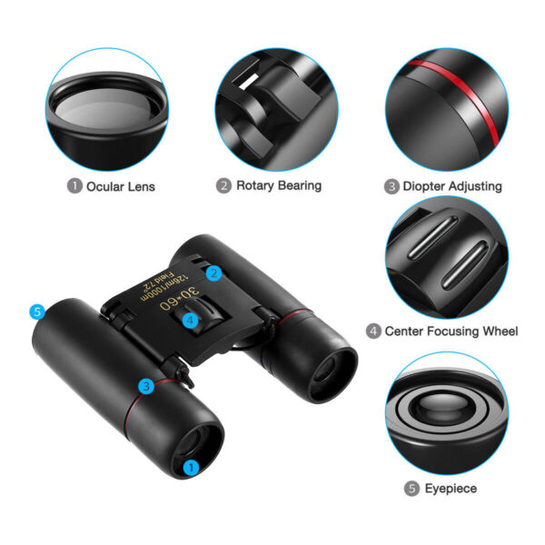 30x60 Zoom Compact Binoculars - Image 4